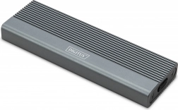 Hliníkové USB‑C 3.1 Gen 2 puzdro pre SSD M.2 NVMe a SATA, beznástrojová inštalácia