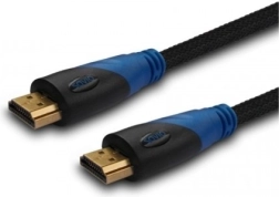 HDMI kábel 3m s nylonovým opletením a pozlátenými konektormi