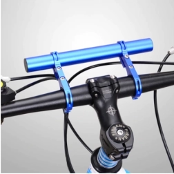 Predlžovací držiak riadidiel pre kolobežku XIAOMI M365/PRO – modrý