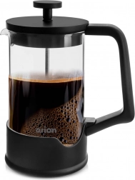 Sklenený french press BLACK 650 ml na kávu a čaj