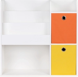 Drevený regál pre deti, detská skrinka, priehradky, organizér ECOTOYS