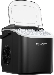 Euhomy IM001 výrobník ľadových kociek 1,2 l 12 kg čierny
