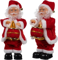 Hrajúca a spievajúca figúrka Santa Clausa 30 cm