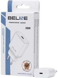 sieťová nabíjačka 30 W GaN USB‑C PD 3.0 biela