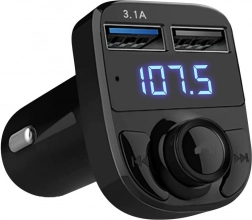 FM Bluetooth autotransmiter a nabíjačka 2x USB