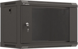 Nástenná racková skrinka Lanberg 19" 6U 540x350 mm sklenené dvere