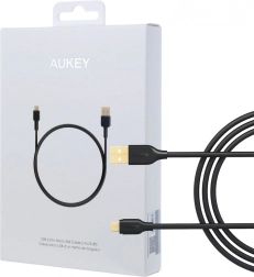 rýchlonabíjací micro USB kábel AUKEY 1 m, USB‑A, 480 Mb/s