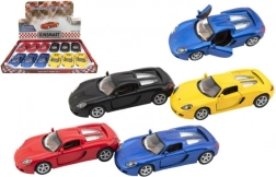 Kovový model auta Porsche Carrera GT 1:36 na spätný chod