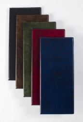 Štvorradový vizitkár čierny lesk