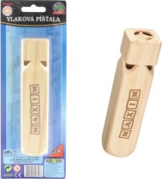 Maxim drevená parná vlaková píšťalka