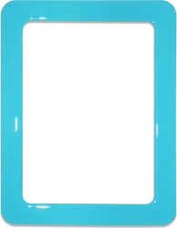 Magnetický samolepiaci rámček svetlo modrý