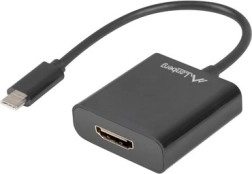 Adaptér USB‑C na HDMI, 15 cm, čierny
