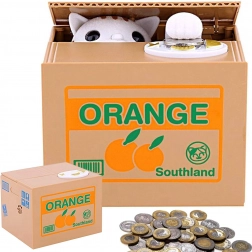 Interaktívna pokladnička s mačičkou