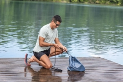 Nafukovací ostrovná matrac XXL Bestway