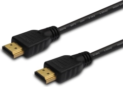 HDMI Kábel 2m čierny s Pozlátenými Koncovkami