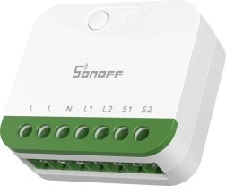 Sonoff mini-2gs matter dvojkanálový inteligentný vypínač do steny