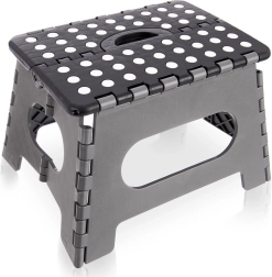 Skladacia protišmyková stolička 32 × 25 × 22 cm, nosnosť 150 kg