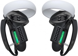 Kryt s gripom a otvorom pre batériu pre Meta Quest 2 od Kiwi Design, čierny