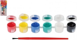 Akrylové farby so štetcom na keramiku, sklo a kamene