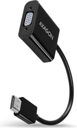 Adaptér AXAGON HDMI na VGA s audio a microUSB napájaním
