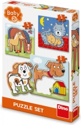Dino Puzzle zvieratká pre deti od 2 rokov