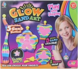Výroba fľaštičiek so svietiacim pieskom – kreatívna sada pre deti