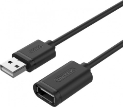 Predlžovací kábel USB 2.0 AM–AF 1 m UNITEK