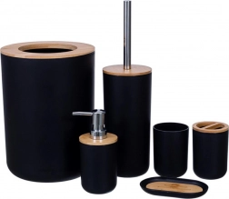 AG740B KÚPEĽŇOVÁ SADA 6 KS. ČIERNA