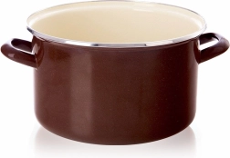 Smaltovaný hrniec Brown 26 cm, 6,5 l