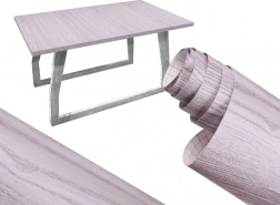 Samolepiaca dekoračná fólia dub strieborno‑sivý 1,22 × 50 m