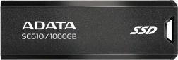 Externý SSD disk ADATA SC610 1000GB USB3.2 Gen2 čierny