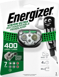 čelovka energizer vision ultra nabíjacia 400 lm