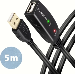 Aktívny predlžovací kábel USB 2.0 AXAGON 5m
