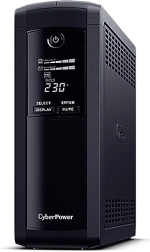 Záložný zdroj UPS CYBERPOWER VP1600ELCD-FR 1600 VA / 960 W s LCD a AVR, 5× FR