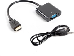 Adaptér HDMI na VGA s audio výstupom