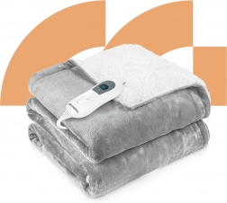 elektrická vyhrievaná deka CozyHeat 120W sivá