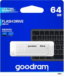 USB flash disk GOODRAM UME2 64 GB biely