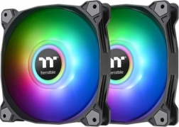 Ventilátor Thermaltake Pure Duo 12 ARGB Sync Radiátor - 2 balenie čierny