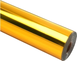 Samolepiaca fólia HTVRONT chrome metallic zlatá 30,5 × 90 cm - 1 kus