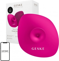 Čistiaca kefka na tvár 4v1 s rukoväťou Geske s aplikáciou (magenta)