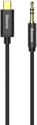 Audio kábel Baseus USB-C na 3,5 mm jack čierny 1,2 m
