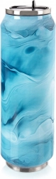 Termohrnček v tvare plechovky 700 ml modrý