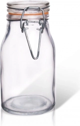 Sklenená zaváracia dóza s klipom 200 ml