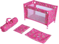 Cestovná postieľka pre bábiky s taškou