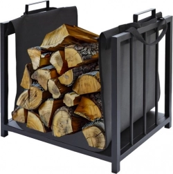 Stojan a taška na palivové drevo 2v1 KAMINER