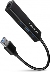 Viacportový USB hub AXAGON HMA-GL3A 4v1, 5Gbps