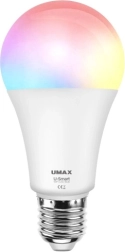 umax u-smart wifi inteligentná žiarovka e27 8 w rgb + biela