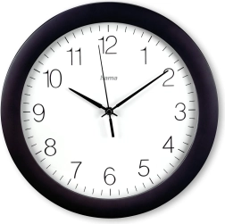 Nástenné hodiny DCF Teneriffa 30cm čierne