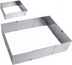 Regulovateľná oceľová forma na pečenie 24–46 × 20–38 cm