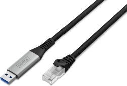 USB-A na RJ45 Cat 6A S/FTP adaptér, 1 Gbit/s, USB 3.2 Gen 1, LSZH, 2 m